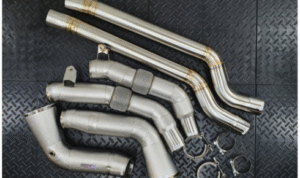 audi rs6 c8 downpipes catless and catted